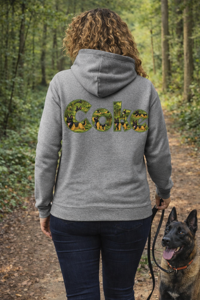 Sweat capuche appliqué avec NOM