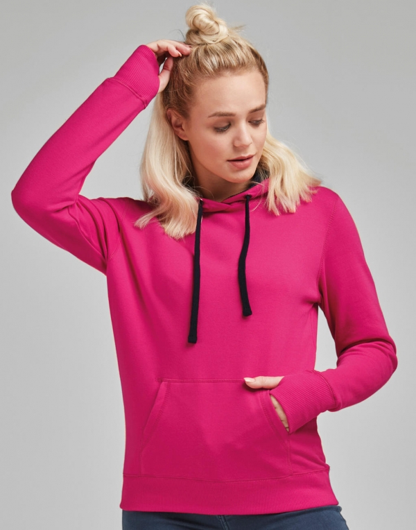 Ladies' Contrast Hoodie