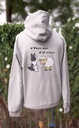 Sweat-shirt capuche J'peux pas, j'ai tricot