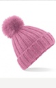 Bonnet avec pompon interchangeable