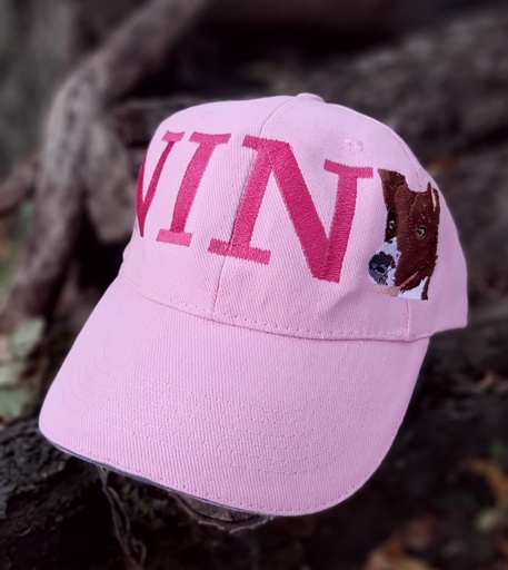 Casquette avec portrait de votre chien